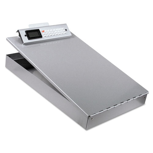 ESSAU11025 - Redi-Rite Aluminum Storage Clipboard, 1" Clip Cap, 8 1-2 X 12 Sheets, Silver