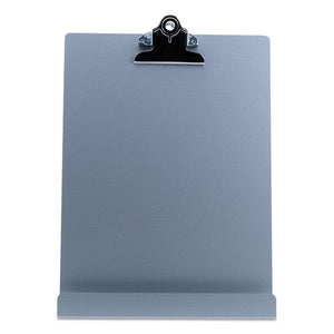 Free Standing Clipboard And Tablet Stand, 1" Clip Capacity, Holds 8.5 X 11, Silver