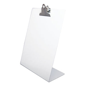 Free Standing Clipboard, Portrait, 1" Clip Capacity, 8.5 X 11 Sheets, White