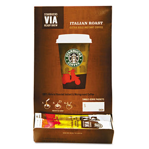 ESSBK11008130 - Via Ready Brew Coffee, 3-25oz, Italian Roast, 50-box