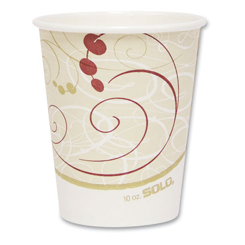 ESSCC370SMSYM - Hot Cups, Symphony Design, 10oz, Beige, 1000-carton