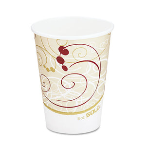 ESSCC378SMJ8000 - Hot Cups, Symphony Design, 8oz, Beige, 1000-carton