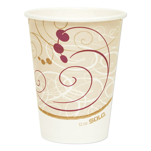 ESSCC412SMJ8000 - Hot Cups, Symphony Design, 12oz, Beige, 1000-carton