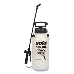 450 Professional Series Heavy-duty Handheld Sprayer, 2.25 Gal, 48" Hose, 28" Wand, Translucent White-black
