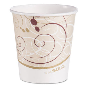 ESSCC510SM - Paper Hot Cups In Symphony Design, 10 Oz, Beige-white-red, 1000-carton