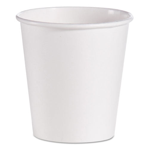 ESSCC510W - Single-Sided Poly Paper Hot Cups, 10 Oz, White, 1000-carton