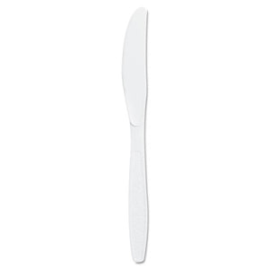 ESSCCGBX6KW0007BX - Guildware Extra Heavyweight Plastic Knives, White, 100-box