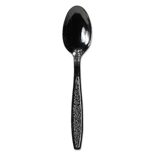 ESSCCGDR7TS - Guildware Heavyweight Plastic Teaspoons, Black, 1000-carton