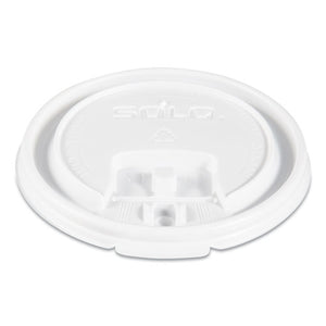 ESSCCLB3081 - Lift Back And Lock Tab Cup Lids, For 8oz Cups, White, 100-sleeve, 10 Sleeves-CT