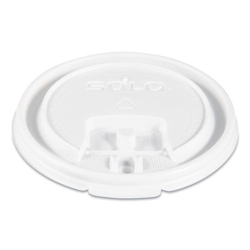 ESSCCLB3081 - Lift Back And Lock Tab Cup Lids, For 8oz Cups, White, 100-sleeve, 10 Sleeves-CT