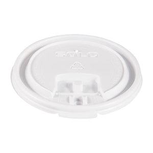 ESSCCLB3101 - Lift Back And Lock Tab Cup Lids, For 10oz Cups, White, 100-sleeve, 20 Sleeves-ct