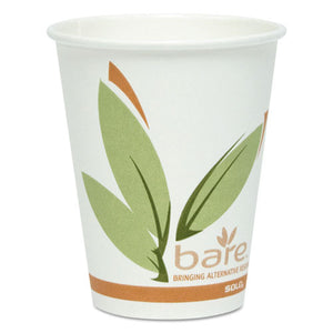 ESSCCOF8RCJ8484 - Bare By Solo Eco-Forward Recycled Content Pcf Paper Hot Cups, 8 Oz, 500-carton