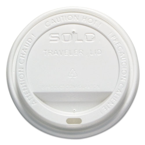 ESSCCOFTL160007 - Traveler Drink-Thru Lid, 12-16oz Hot Cups, White, 50-pack, 6 Packs-carton