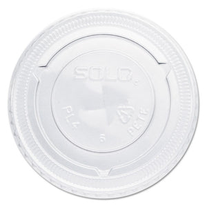ESSCCPL4TSN - Straw-Slot Cold Cup Lids, For 7oz Plastic Cups, Clear, Plastic, 125-bag, 20-ct