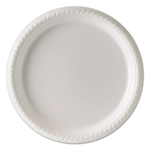ESSCCPS15W - Plastic Plates, 10 1-4 Inches, White, Round, 25-pack, 20 Packs-carton