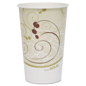 ESSCCRP16PSYM - Paper Cold Cups, 16 Oz., Symphony Design, 50-bag