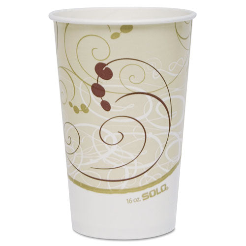 ESSCCRP16PSYM - Paper Cold Cups, 16 Oz., Symphony Design, 50-bag