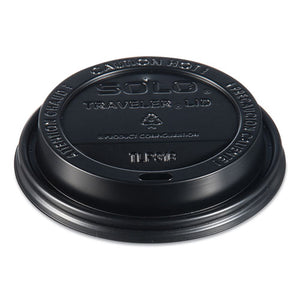 Lid,cup,hot,pls,8oz,bk