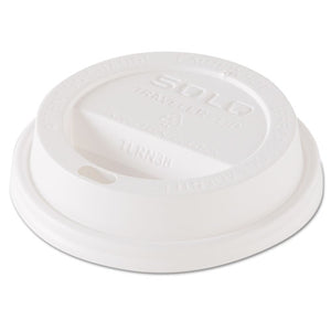 ESSCCTL38R2 - Traveler Dome Hot Cup Lid, Fits 8oz Cups, White, 100-pack, 10 Packs-carton