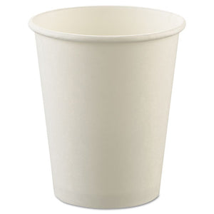 ESSCCU508NU - Uncoated Paper Cups, Hot Drink, 8oz, White, 1000-carton
