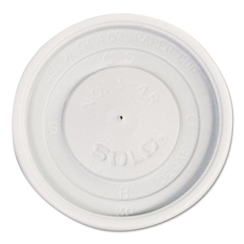 ESSCCVL34R0007 - Polystyrene Vented Hot Cup Lids, 4oz Cups, White, 100-pack, 10 Packs-carton