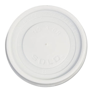 ESSCCVL36R - Polystyrene Vented Hot Cup Lids, 4-6 Oz Cups, White, 100-pack, 10 Packs-carton
