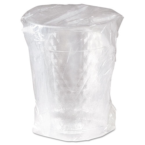 ESSCCWTC10X - Diamond Tumbler Plastic Cups, 10oz., Clear, Individually Wrapped, 25-bag, 20-ct