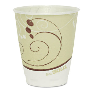 ESSCCX8J8002 - Symphony Design Trophy Foam Hot-cold Drink Cups, 8oz, Beige, 1000-carton