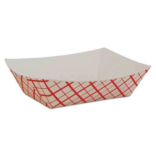 ESSCH0409 - Paper Food Baskets, Red-white Checkerboard, 1-2 Lb Capacity, 1000-carton