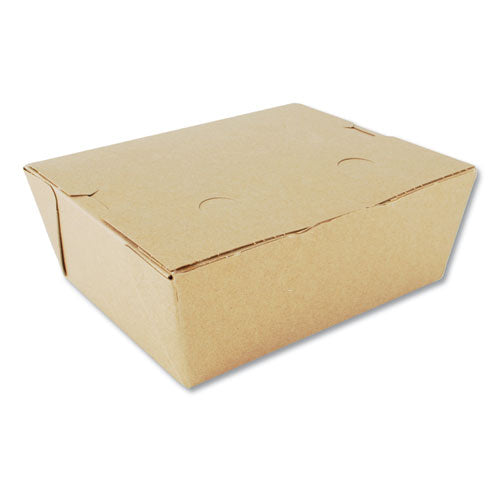 ESSCH0738 - CHAMPPAK RETRO CARRYOUT BOXES, 6W X 4 3-4D X 2 1-2H, KRAFT, 300-CARTON