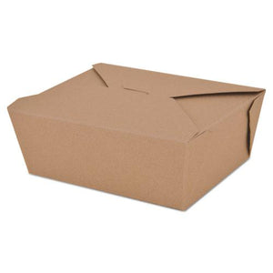 ESSCH0768 - Champpak Retro Carryout Boxes, Kraft, 6 X 4 3-4 X 2 1-2, Brown, 50-pack,6pk-ctn