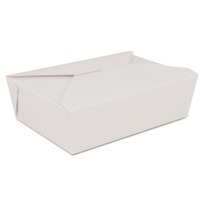 ESSCH0773 - Champpak Retro Carryout Boxes, Paperboard, 7-3-4 X 5-1-2 X 2-1-2, White