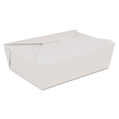 ESSCH0773 - Champpak Retro Carryout Boxes, Paperboard, 7-3-4 X 5-1-2 X 2-1-2, White