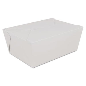 ESSCH0774 - Champpak Retro Carryout Boxes, Paperboard, 7-3-4 X 5-1-2 X 3-1-2, White