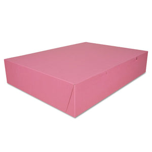 ESSCH0897 - Non-Window Bakery Boxes, 20 X14 X 4, Pink, 50 Carton