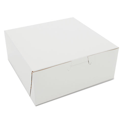 ESSCH0901 - Non-Window Bakery Boxes, Paperboard, 6w X 6d X 2-1-2h, White, 250-carton