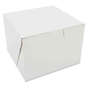 ESSCH0902 - Tuck-Top Bakery Boxes, Paperboard, White, 5.5 X 5.5 X 4, 250-carton