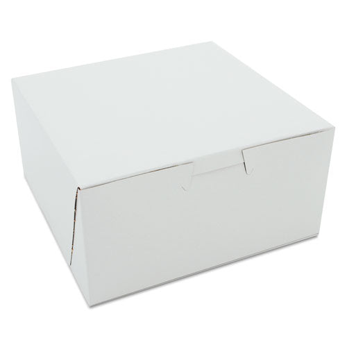 ESSCH0905 - Non-Window Bakery Boxes, 6 X 6 X 3, White, 250-carton