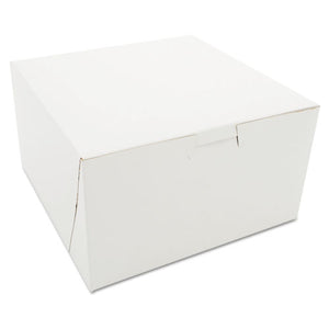ESSCH0921 - Tuck-Top Bakery Boxes, 7w X 7d X 4h, White, 250-carton