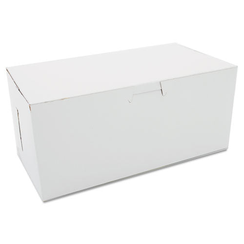 ESSCH0949 - Non-Window Bakery Boxes, 9 X 5 X 4, White, 250-carton
