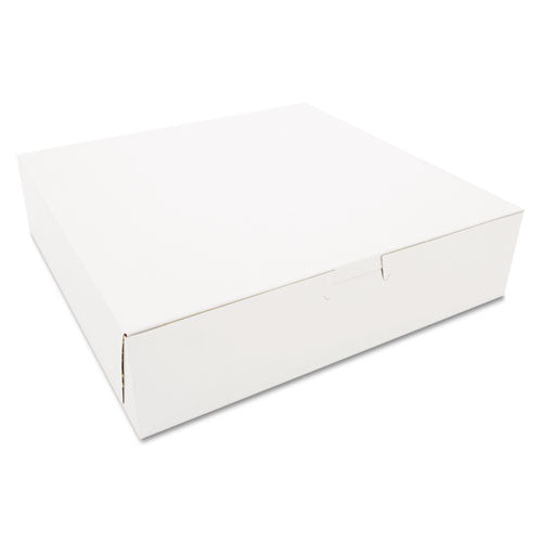 ESSCH0969 - Tuck-Top Bakery Boxes, 10w X 10d X 2 1-2h, White, 250-carton