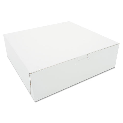 ESSCH0971 - Tuck-Top Bakery Boxes, 10w X 10d X 3h, White, 200-carton