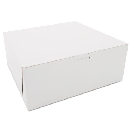 ESSCH0973 - Bakery Boxes, White, Kraft, 10w X 10d X 4h