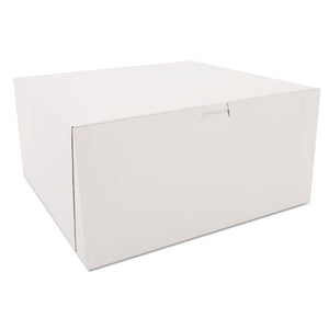 ESSCH0989 - Tuck-Top Bakery Boxes, White, Paperboard, 12 X 12 X 6