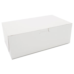 ESSCH1017 - Non-Window Bakery Boxes, Paperboard, 10w X 6d X 3 1-2h, White, 250-bundle