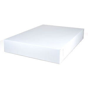 ESSCH1095 - NON-WINDOW BAKERY BOX, 26W X 18.5D X 4H, WHITE, 25-CARTON