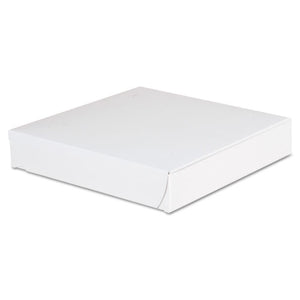 ESSCH1401 - LOCK-CORNER PIZZA BOXES, 8 X 8 X 1 1-2, WHITE, 100-CARTON