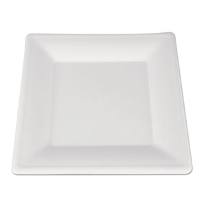 ESSCH18640 - Champware Molded Fiber Tableware, Square, 10 X 10, White, 500 Per Carton