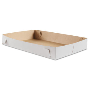 ESSCH2021 - Donut Trays, 17w X 11 1-2d X 2 1-2h, White, 100-bundle