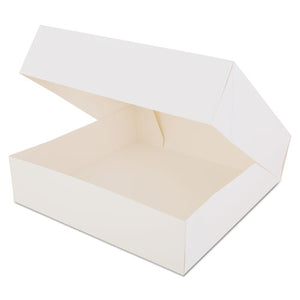 ESSCH24233 - Window Bakery Boxes, White, Paperboard, 10 X 10 X 2 1-2, 200-carton